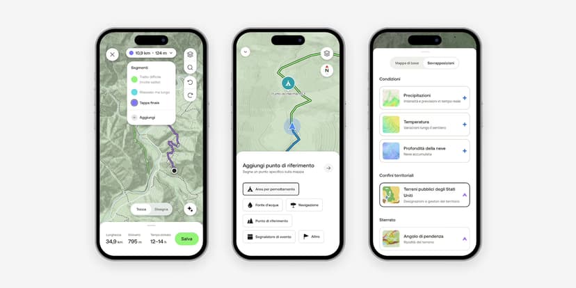 Il trekking con zaino in spalla è migliore con AllTrails Peak
